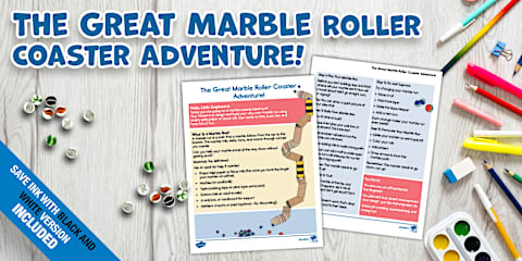 Design a Paper Roller Coaster STEAM Challenge for 6th-8th Grade