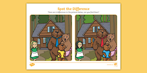 Goldilocks and the Three Bears Word Mat