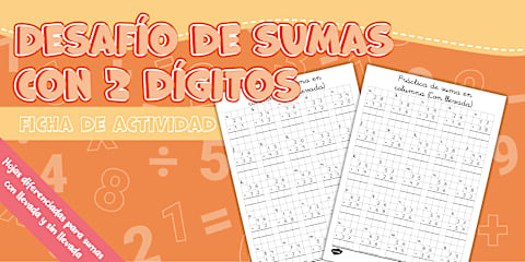 Ficha de actividad: Sumas con 2 dígitos
