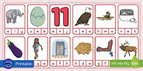 Grade R Letter C Grade R Phonics - Peg Card - Letter c (CAPS Aligned)