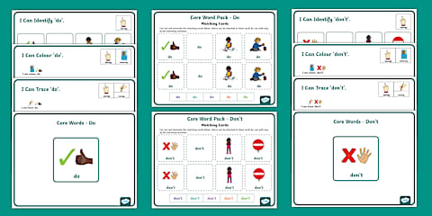 Core Word PowerPoint - Do/Don't