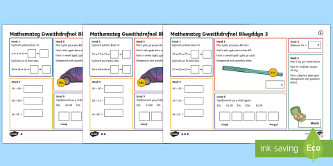 Mathamatig Matiau Mathemateg Gweithdrefnol Blwyddyn 6 Mat 1