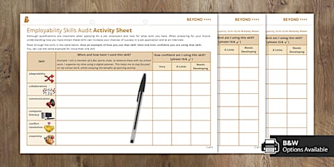 Life Skills: Applying for Work - Career Skills Resource Pack