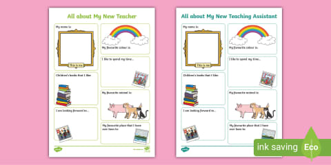 EYFS Starting Nursery All About Me Transition Booklet