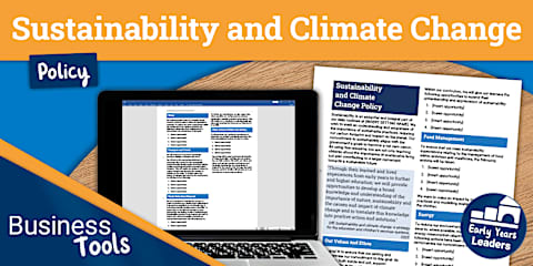 Climate Action Plan Template and Guidance for Early Years