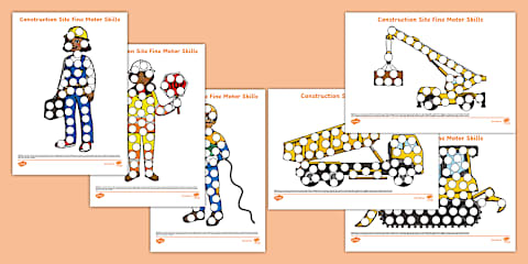 Building and Construction Picture and Shadow Matching Activity