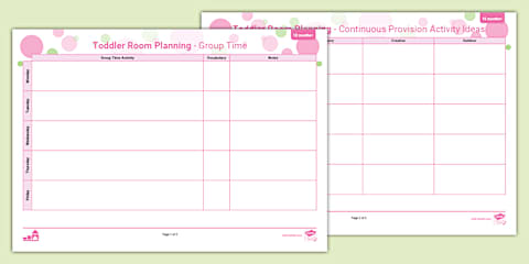 Weekly Program Baby EYFS Editable Baby Room Weekly Planning Template