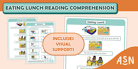 Going to the Park Reading Comprehension with Visual Supports