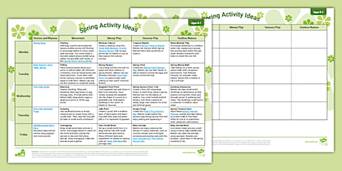 EYFS Spring Activities