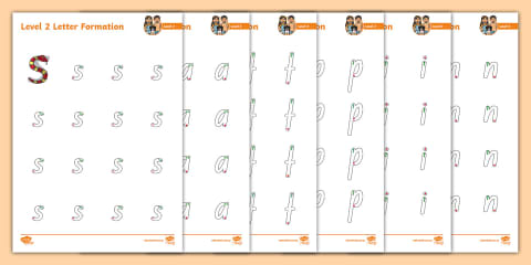 Twinkl Phonics Level 2 - Letter Formation Activity Sheets