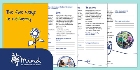 5 Top Tips for Wellbeing Writing Frame