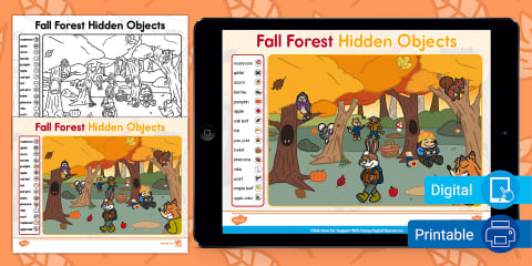 Summer Camp Hidden Objects Activity