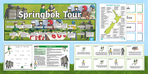 Springbok Tour Map