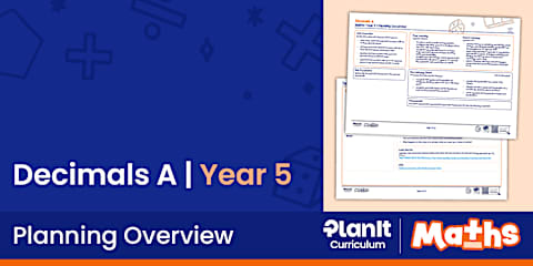 Addition and Subtraction | Maths | Year 4 | Unit Planning Overview