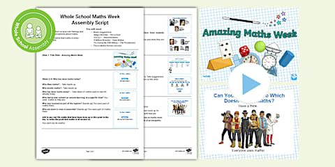 Fun with Maths Whole School Assembly PowerPoint and Script