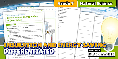 Grade 7 - Natural Science - Potential and Kinetic Energy - Worksheet ...