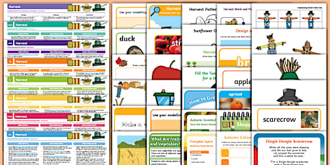 EYFS Harvest Continuous Provision Planning Ideas and Resource Pack ...