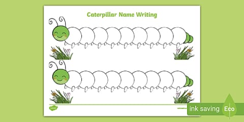 Write M Name Snakes: Name Writing Activity