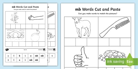 Reinforcing Sounds: 'mb' Sound Activity