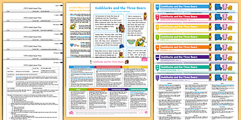 EYFS Ages 3-4 Topic Planning Web: Goldilocks and the Three Bears