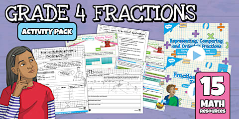 Grade 4 Maths - Fractions Activity Booklet (CAPS Aligned)