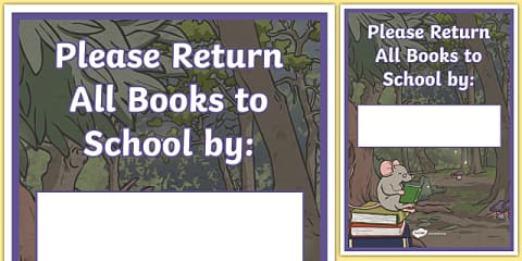 Return Your Library Book Challenge Pack