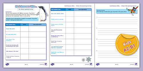 ESL Winter Around the World Reading Comprehension [Kids, A2-B1]