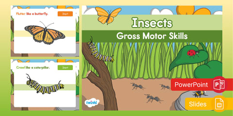 All About Insects PowerPoint & Google Slides for K-2nd Grade