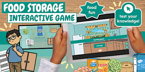 Fridge Food Storage Interactive Sorting Game
