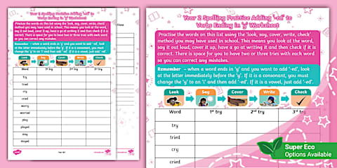 Year 2 Spelling Practice Adding '-er' and '-est' to Adjectives with a ...