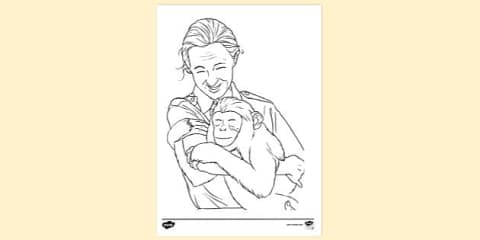 Jane Goodall Fact Cards - KS2 - Twinkl