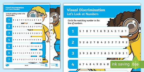 Visual Discrimination Letter Mats