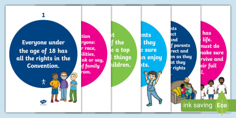 Children's Rights and Responsibilities Display Poster