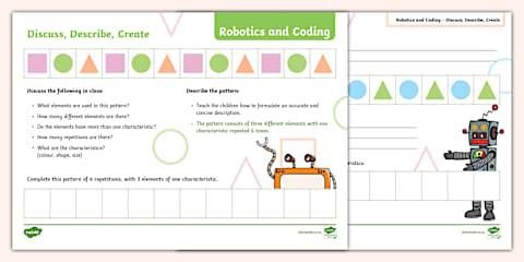 Grade R Robotics and Coding - Term 3 - Coding- Worksheet: Pick the ...