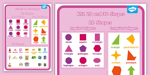 KS1 Colour and Count 2D Shape Crown