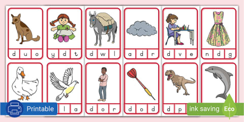 Grade R Phonics - Peg Card - Letter a (CAPS Aligned)