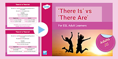 ESL There is, There are Powerpoint Lesson [Adults, A1-A2]