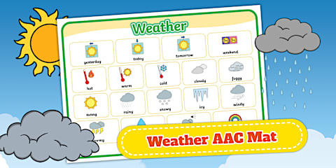 Twinkl Symbols: Seasons AAC Mat Complete Pack