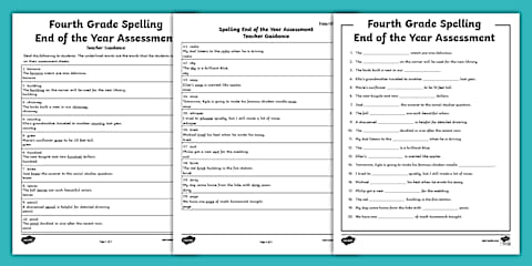 Fourth Grade End of the Year ELA Reading Assessment