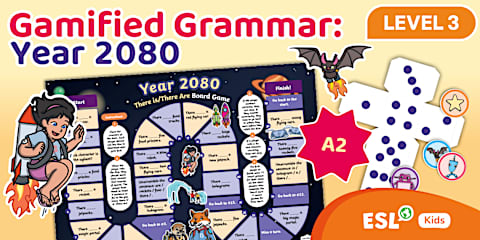 ESL Gamified Grammar: World of Pop Level 3 - Board Game