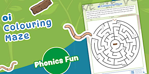 Oi Text /oi/ Phonics Maze