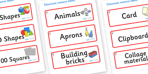 Magnolia Tree Themed Editable Additional Resource Labels