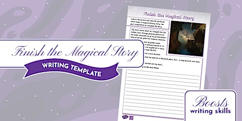 Finish the Fantasy Story Writing Template