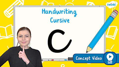 Cd Cursive The Letter 'd' | Cursive Handwriting Concept Video