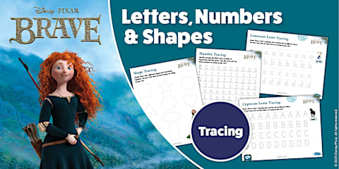 Brave: Pencil Control and Handwriting Booklet