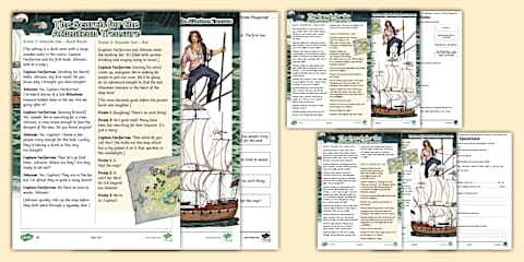 KS2 A Pirate's Life For Me: Focused Reading Skills Comprehension Pack
