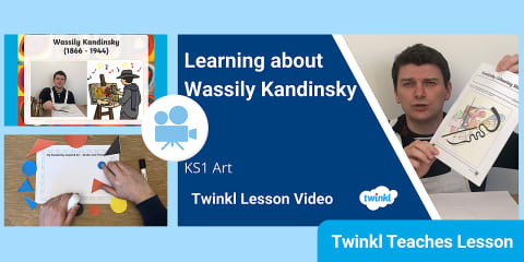 Art: Colour Chaos: Kandinsky KS1 Lesson Pack 6
