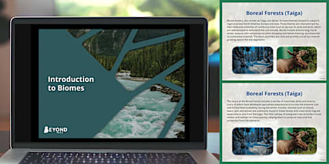 Powerpoint On Biomes The Six Major World Biomes - Plant and Animal Adaptations PowerPoint