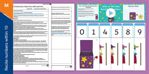 EYFS Maths: Maths Mouse Counting to 10 Whole Class Adult Input Plan and ...