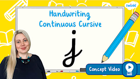 Continuous Cursive Script The Letter 'l' | Continuous Cursive Handwriting Concept Video